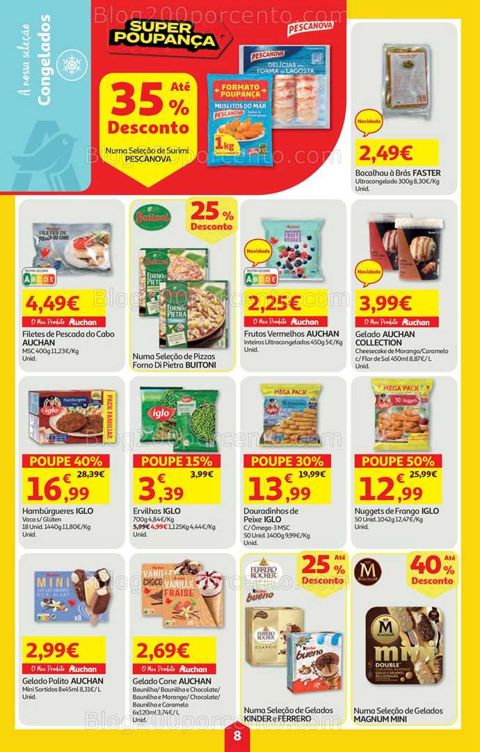 Antevisão Folheto AUCHAN - MINIPREÇO Promoções de 4 a 10 setembro