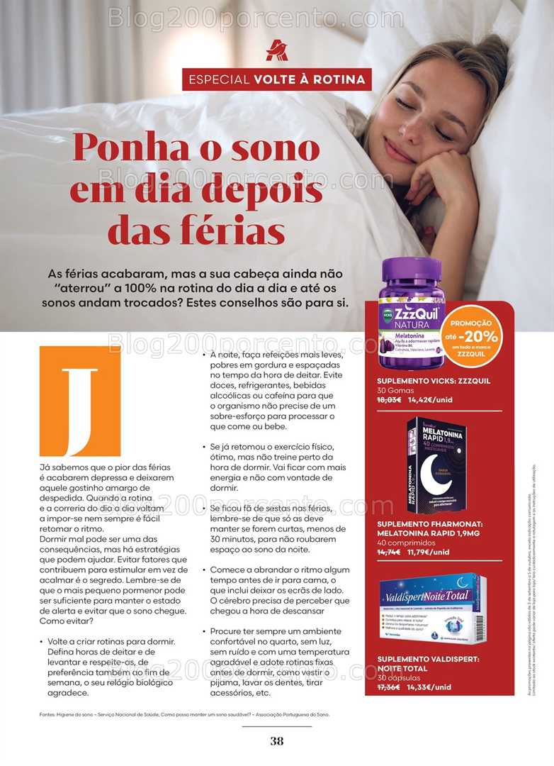 Antevisão Folheto AUCHAN Saúde e Bem-Estar Promoções de 3 setembro a 5 outubro