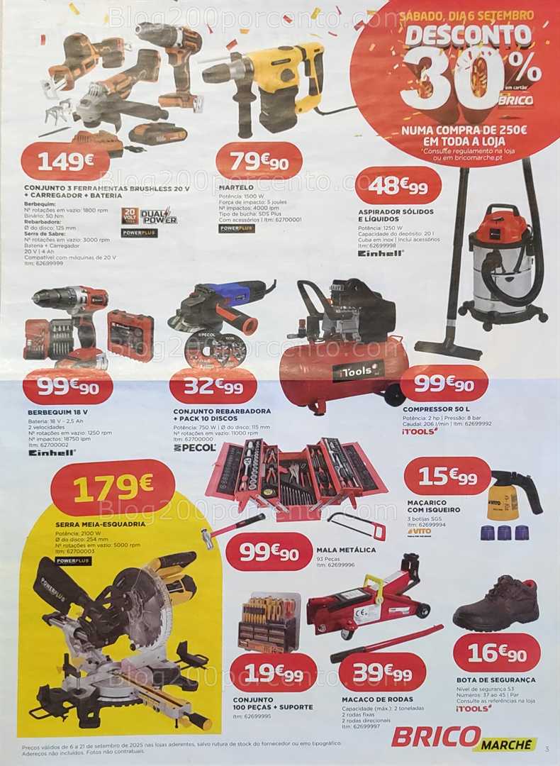 Antevisão Folheto BRICOMARCHÉ Promoções de 6 a 21 setembro