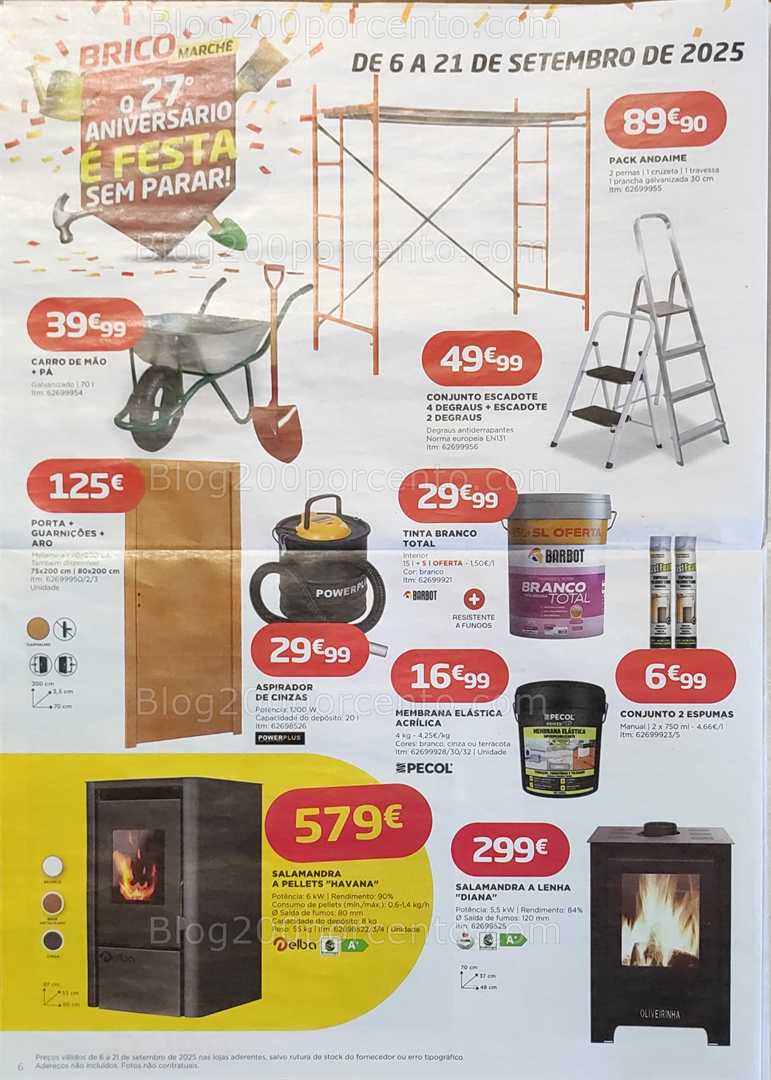 Antevisão Folheto BRICOMARCHÉ Promoções de 6 a 21 setembro