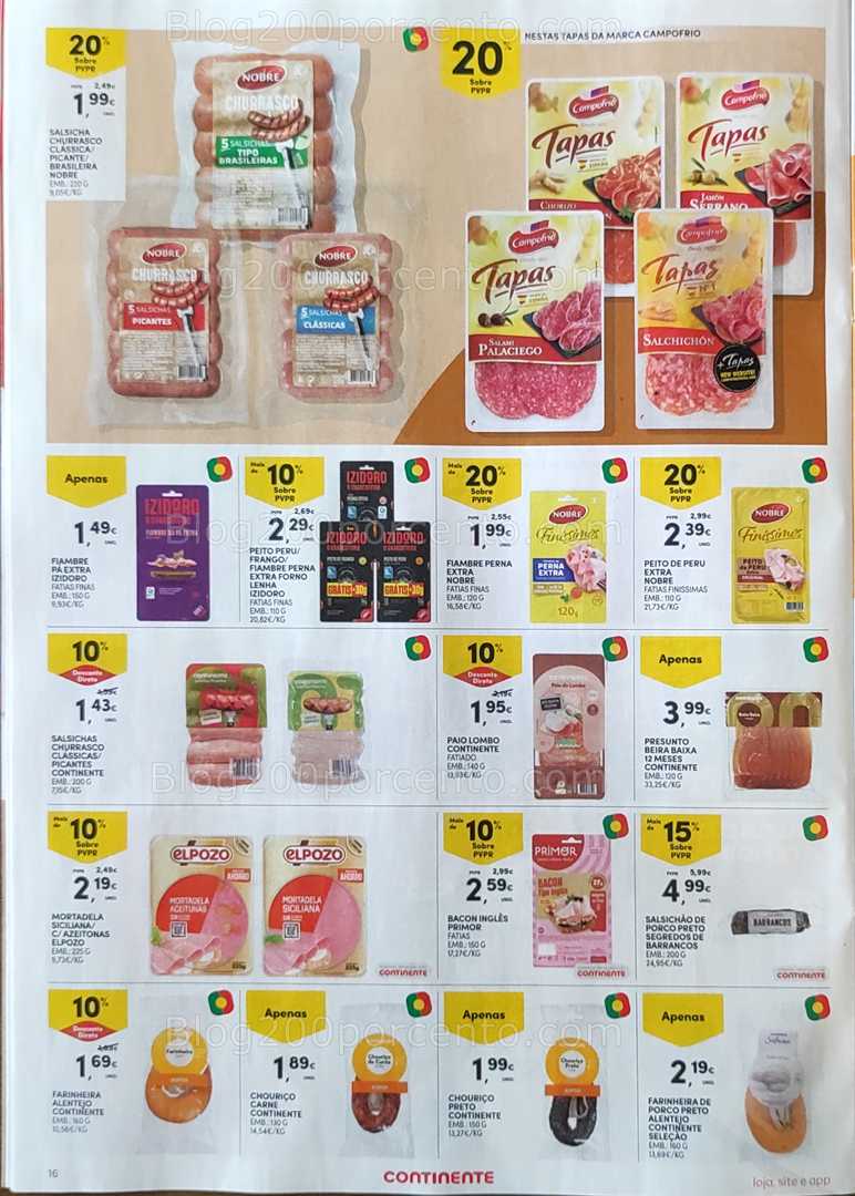 Antevisão Folheto CONTINENTE Promoções de 2 a 8 setembro