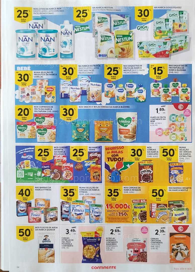 Antevisão Folheto CONTINENTE Promoções de 2 a 8 setembro