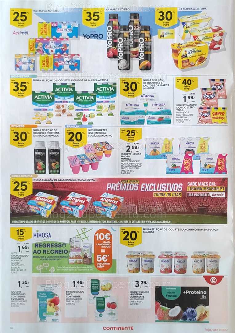 Antevisão Folheto CONTINENTE Promoções de 2 a 8 setembro