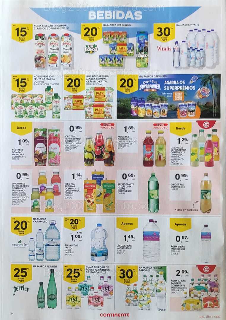 Antevisão Folheto CONTINENTE Promoções de 2 a 8 setembro