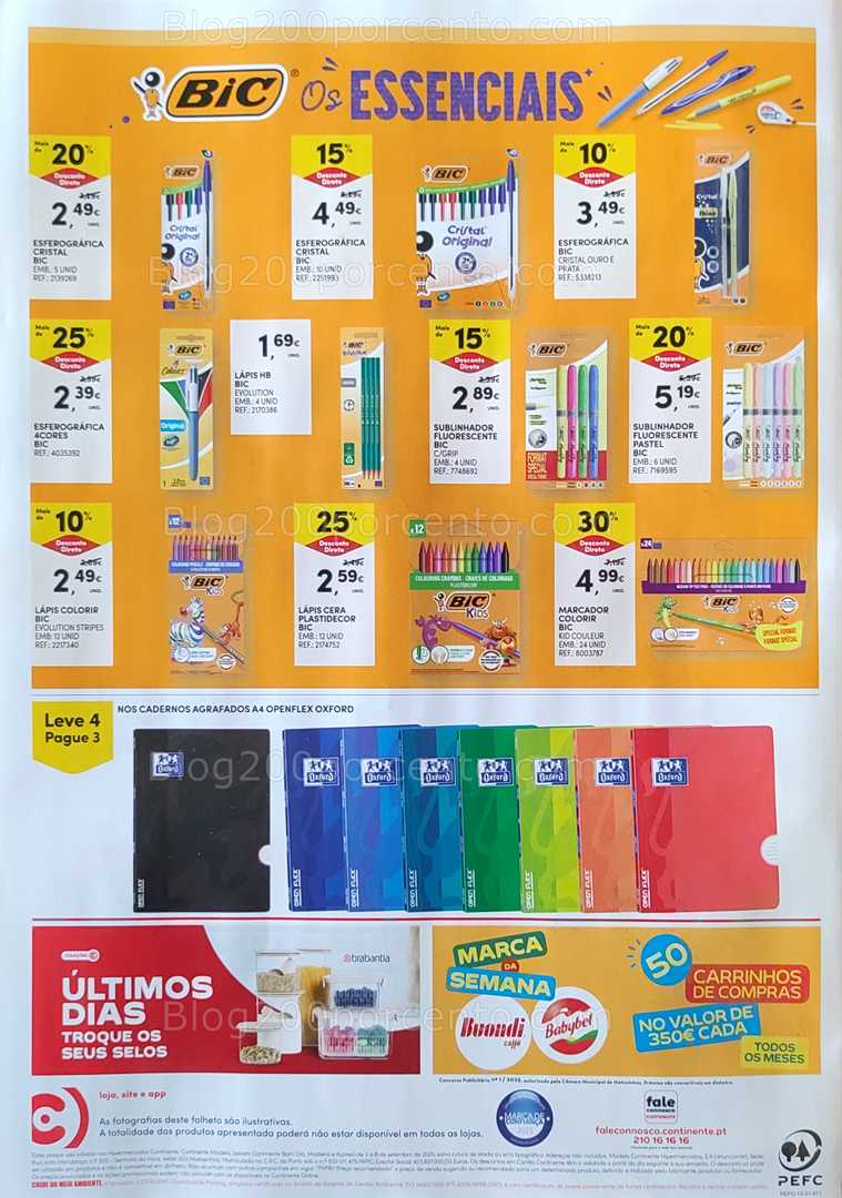 Antevisão Folheto CONTINENTE Promoções de 2 a 8 setembro