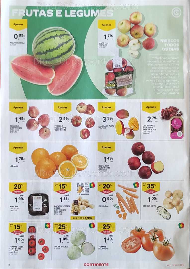 Antevisão Folheto CONTINENTE Promoções de 2 a 8 setembro