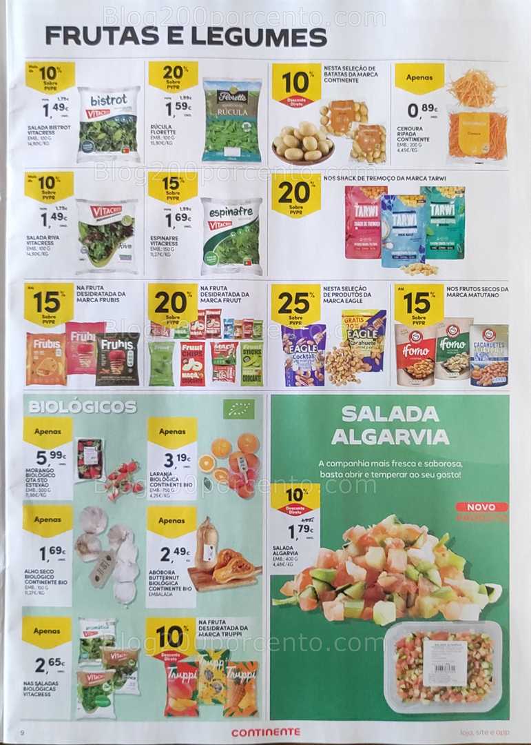 Antevisão Folheto CONTINENTE Promoções de 2 a 8 setembro
