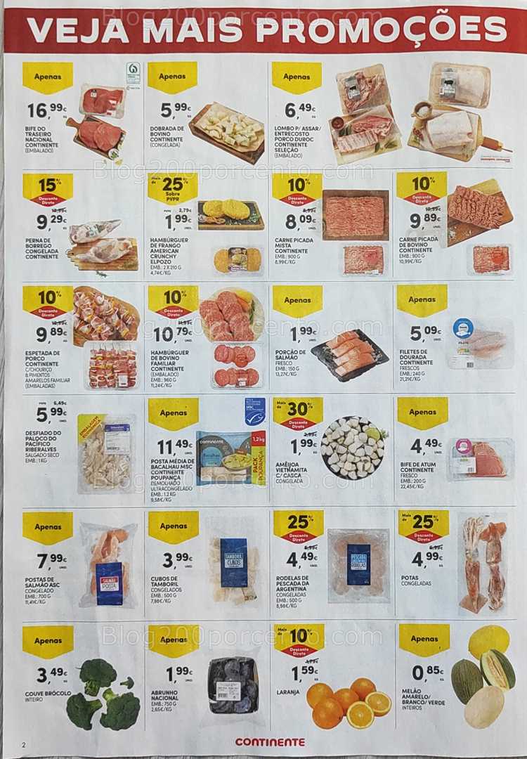 Antevisão Folheto CONTINENTE Promoções Fim de Semana - 5 a 8 setembro