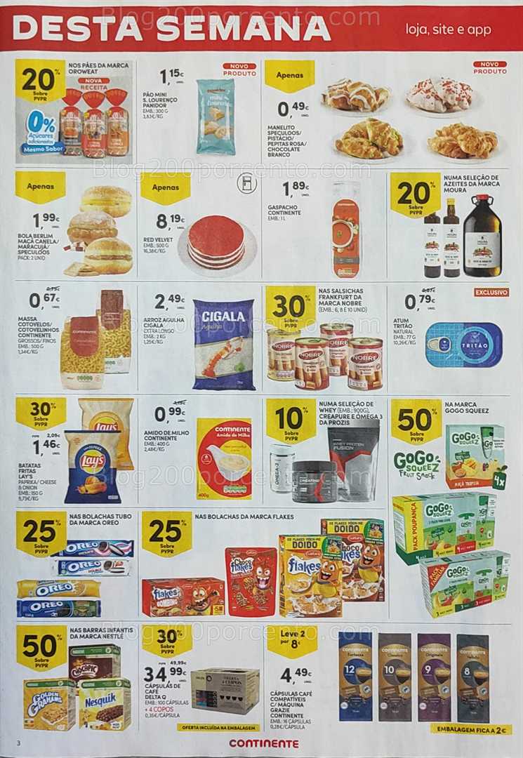 Antevisão Folheto CONTINENTE Promoções Fim de Semana - 5 a 8 setembro