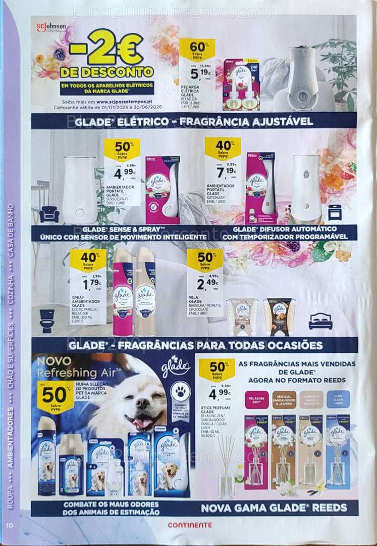 Antevisão Folheto CONTINENTE Limpeza Promoções de 2 a 14 setembro