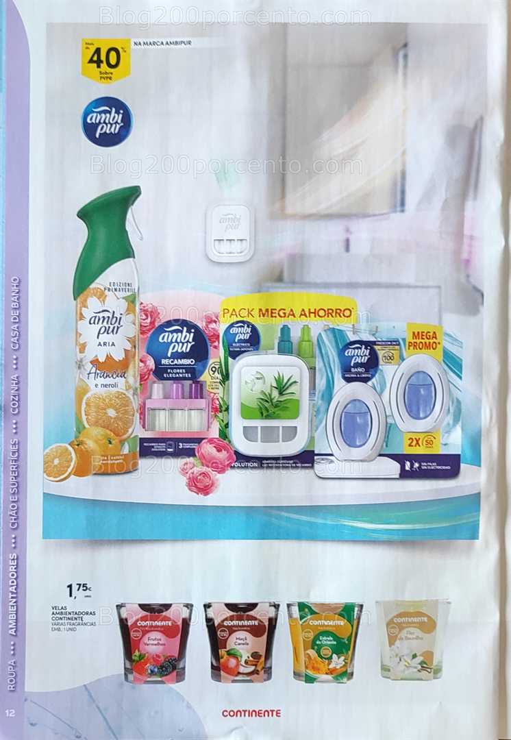 Antevisão Folheto CONTINENTE Limpeza Promoções de 2 a 14 setembro