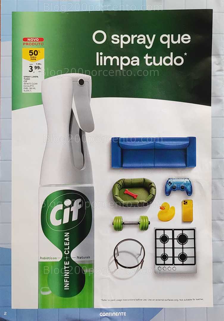 Antevisão Folheto CONTINENTE Limpeza Promoções de 2 a 14 setembro
