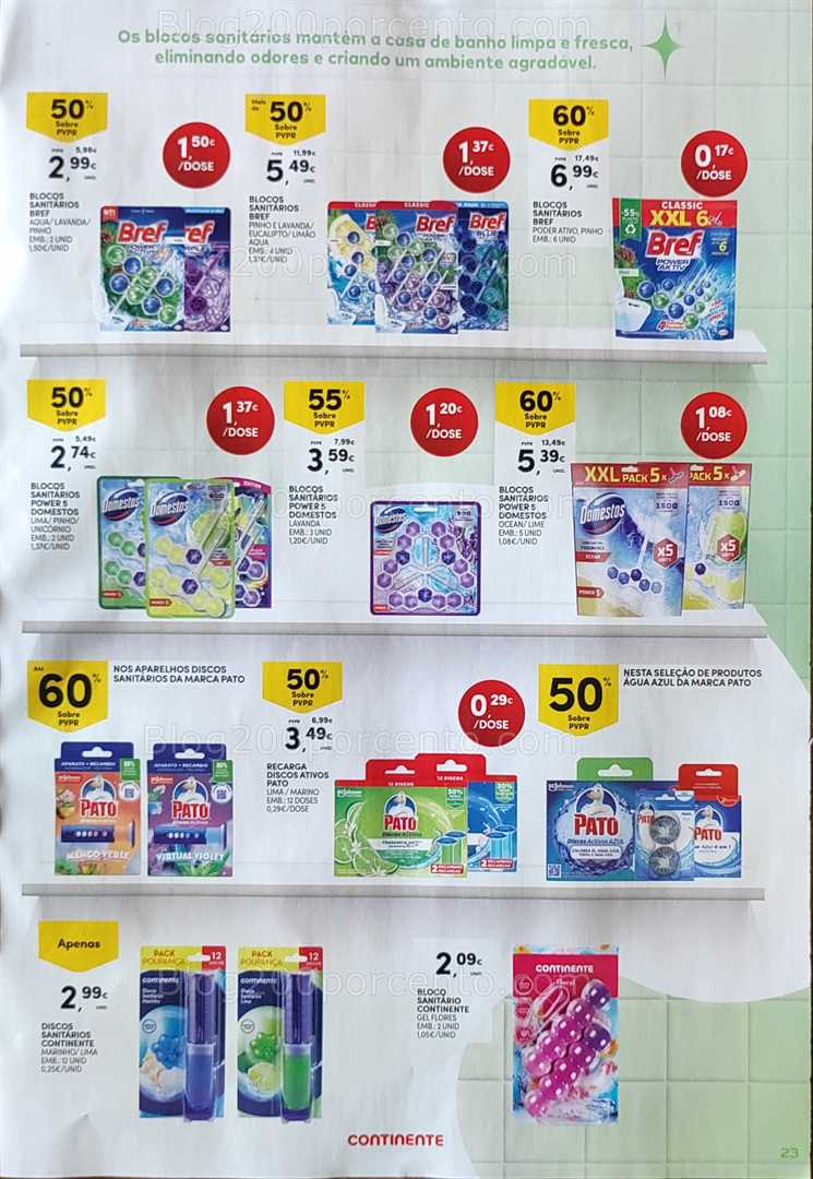 Antevisão Folheto CONTINENTE Limpeza Promoções de 2 a 14 setembro
