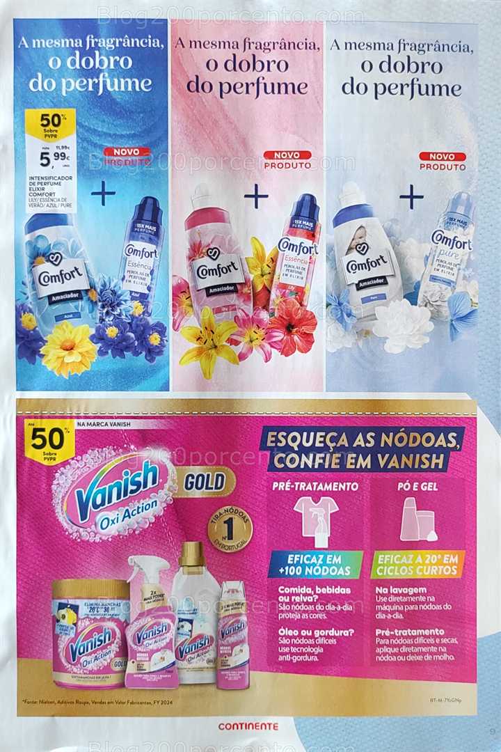 Antevisão Folheto CONTINENTE Limpeza Promoções de 2 a 14 setembro