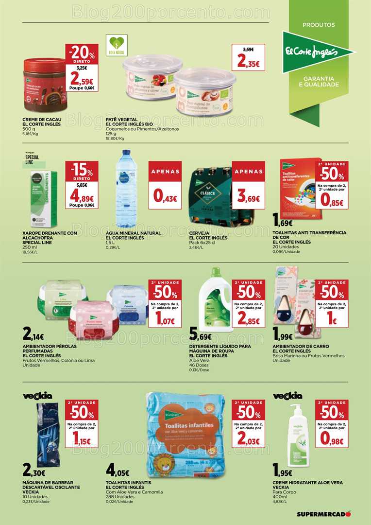 Antevisão Folheto EL CORTE INGLÉS Promoções de 5 a 18 setembro