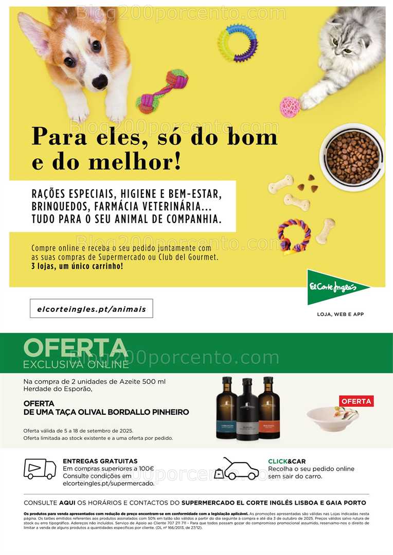 Antevisão Folheto EL CORTE INGLÉS Promoções de 5 a 18 setembro