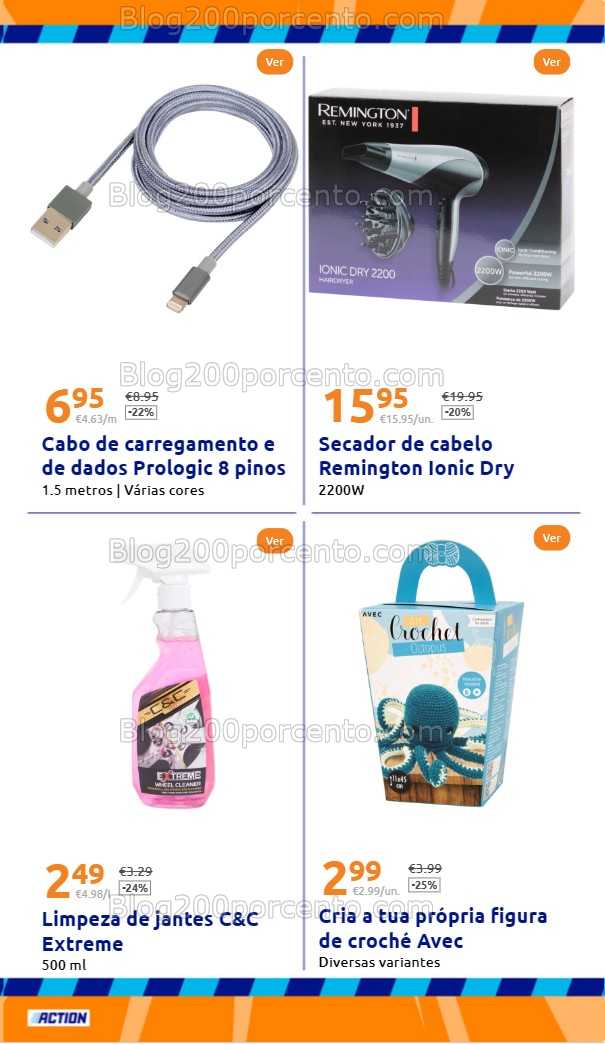Antevisão Folheto ACTION Promoções de 3 a 9 setembro