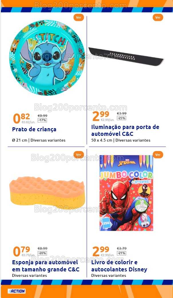 Antevisão Folheto ACTION Promoções de 3 a 9 setembro