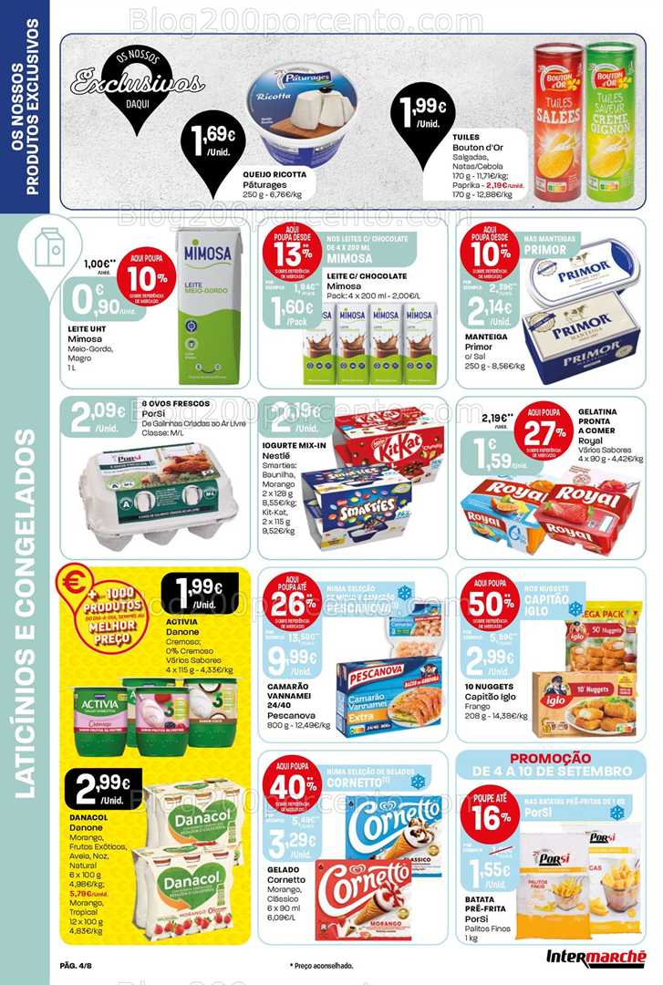 Antevisão Folheto INTERMARCHÉ Mini Promoções de 4 a 10 setembro