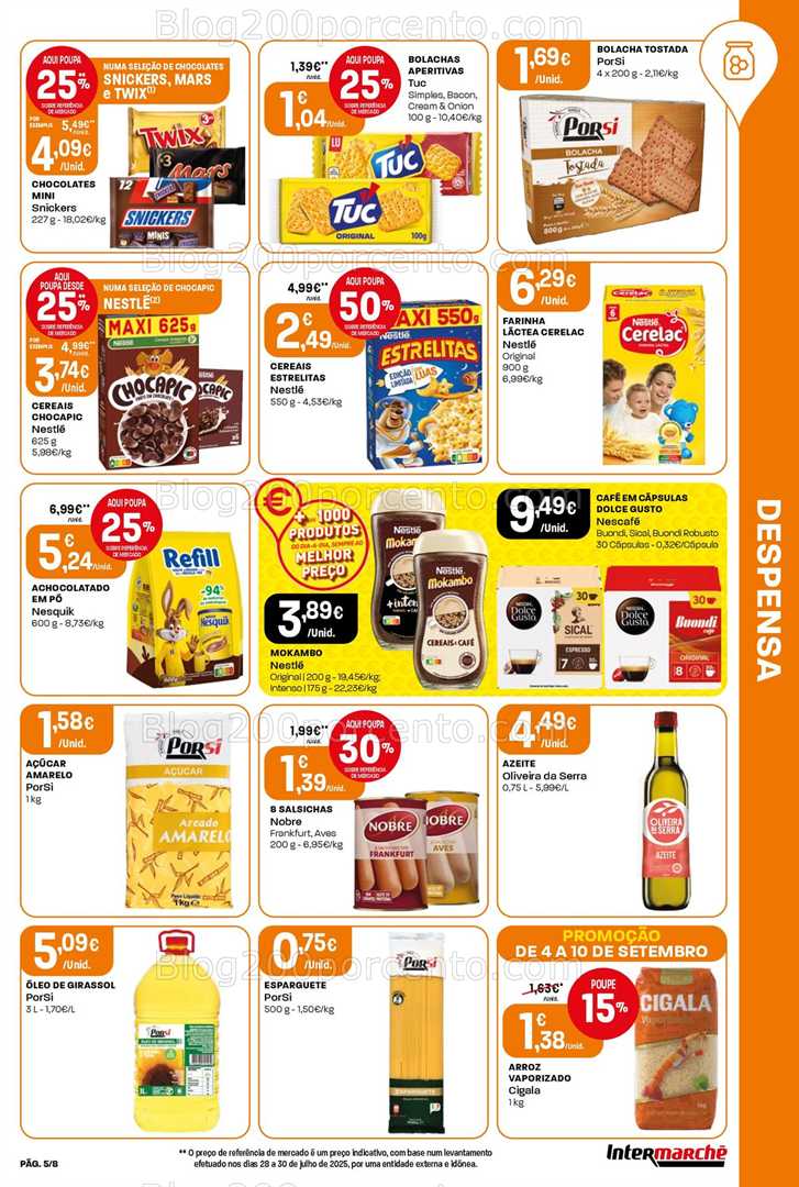 Antevisão Folheto INTERMARCHÉ Mini Promoções de 4 a 10 setembro
