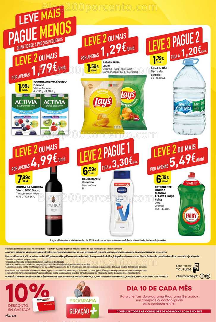 Antevisão Folheto INTERMARCHÉ Mini Promoções de 4 a 10 setembro