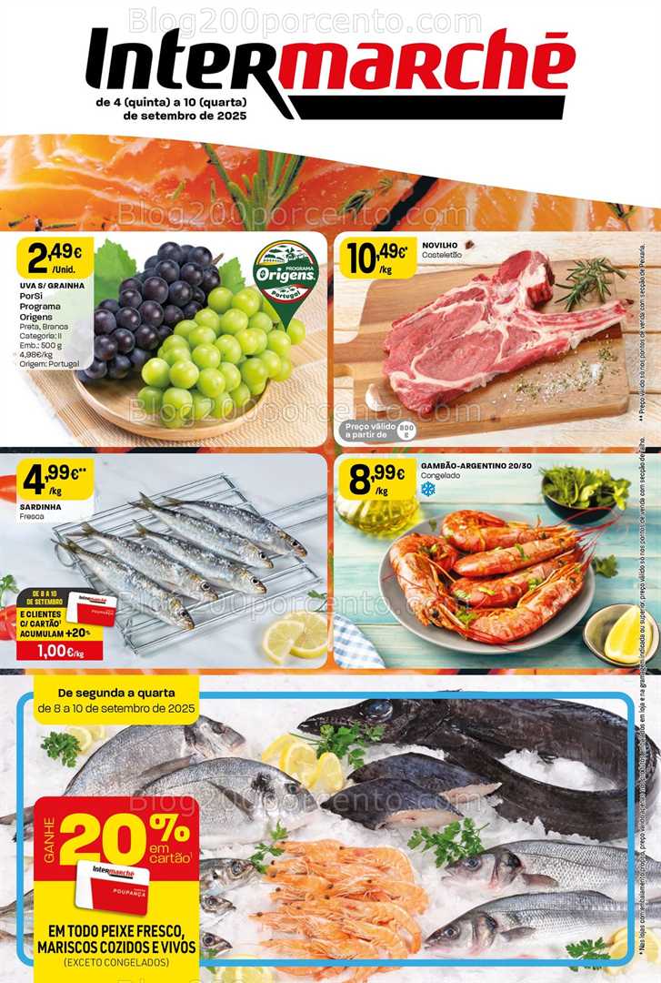 Antevisão Folheto INTERMARCHÉ Super Promoções de 4 a 10 setembro