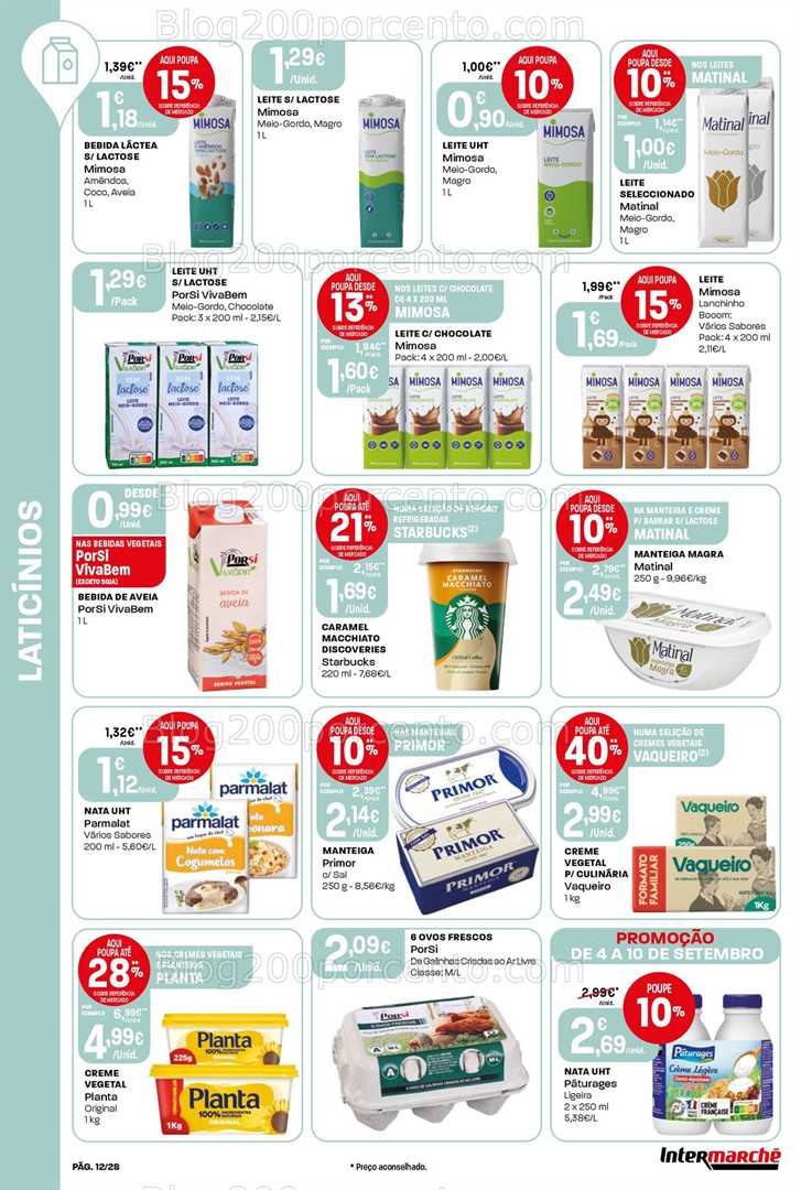 Antevisão Folheto INTERMARCHÉ Super Promoções de 4 a 10 setembro
