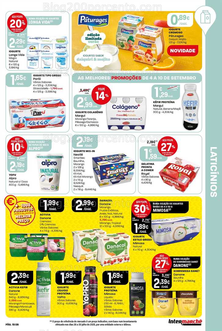 Antevisão Folheto INTERMARCHÉ Super Promoções de 4 a 10 setembro