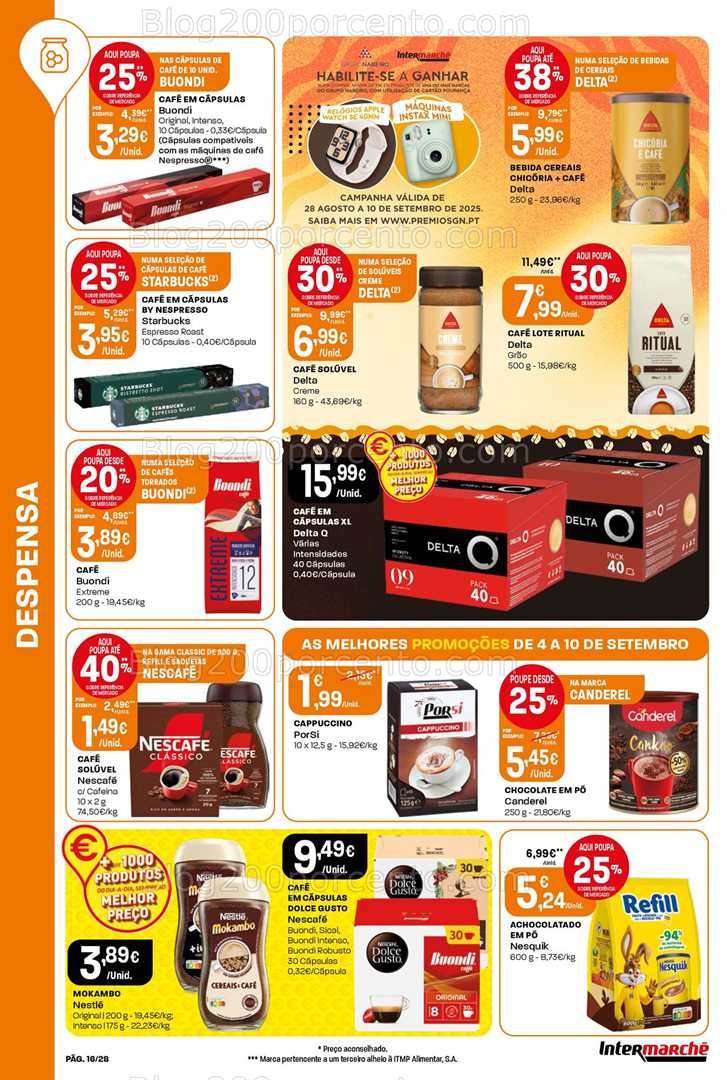 Antevisão Folheto INTERMARCHÉ Super Promoções de 4 a 10 setembro