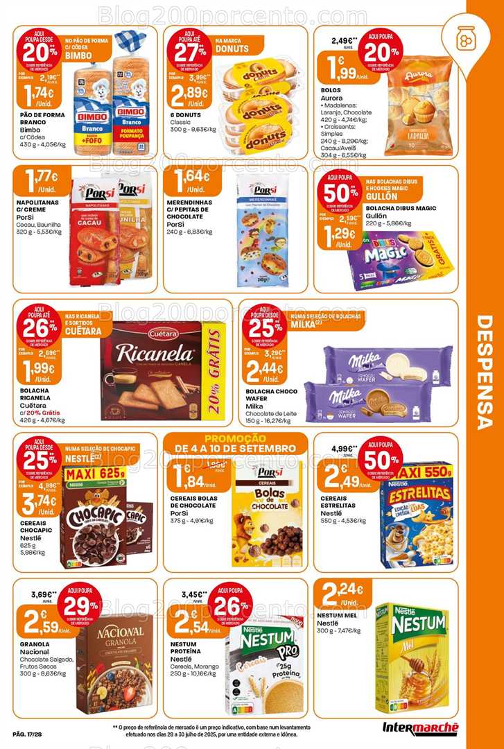 Antevisão Folheto INTERMARCHÉ Super Promoções de 4 a 10 setembro