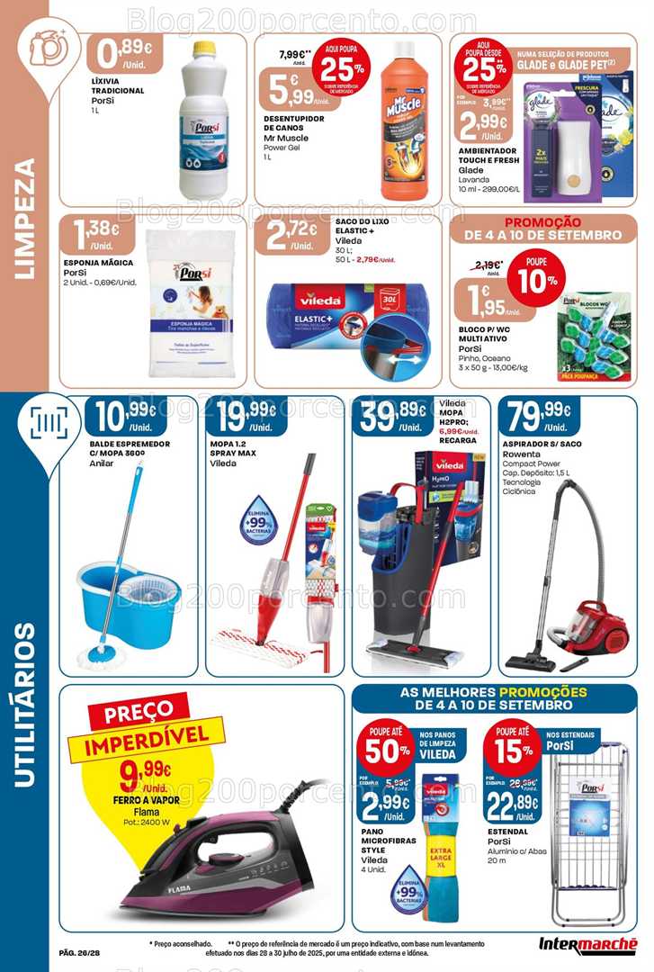 Antevisão Folheto INTERMARCHÉ Super Promoções de 4 a 10 setembro