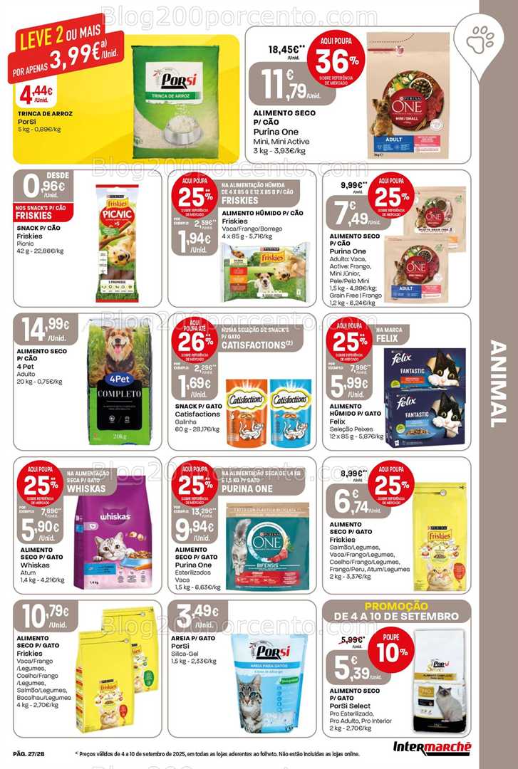 Antevisão Folheto INTERMARCHÉ Super Promoções de 4 a 10 setembro