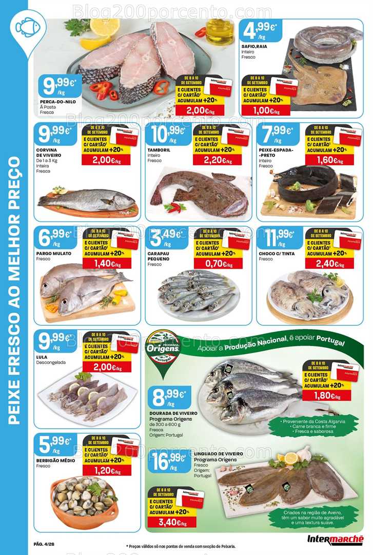 Antevisão Folheto INTERMARCHÉ Super Promoções de 4 a 10 setembro