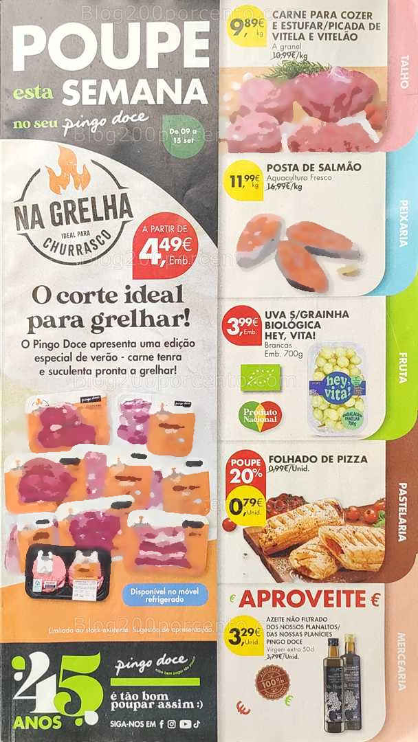 Antevisão Folheto PINGO DOCE Promoções de 9 a 15 setembro