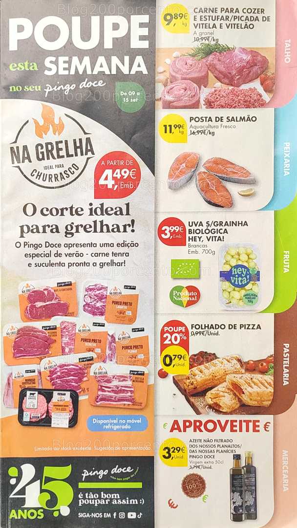 Antevisão Folheto PINGO DOCE Promoções de 9 a 15 setembro