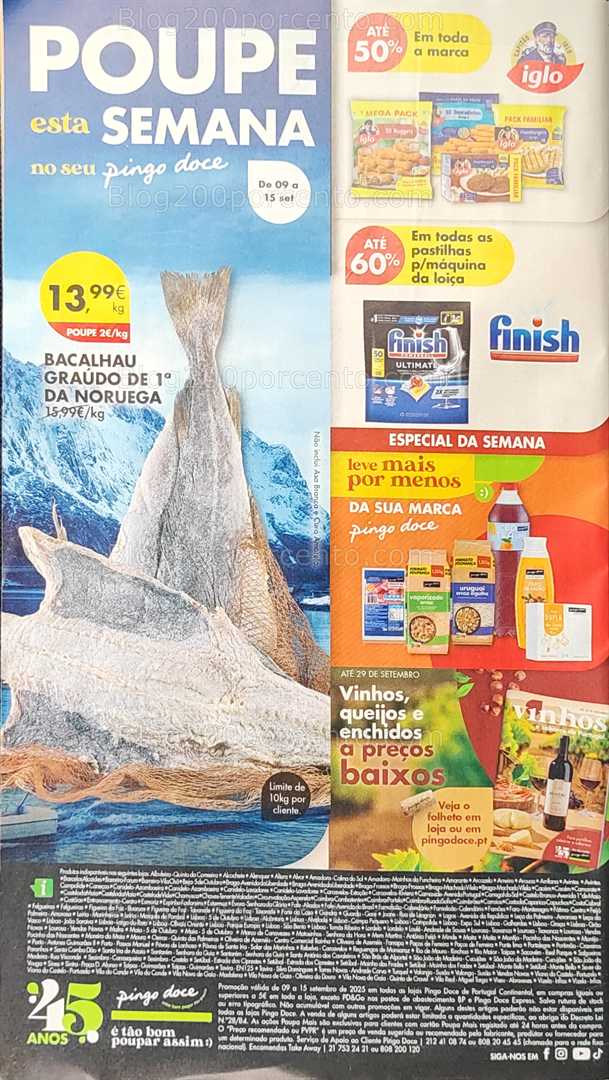 Antevisão Folheto PINGO DOCE Promoções de 9 a 15 setembro