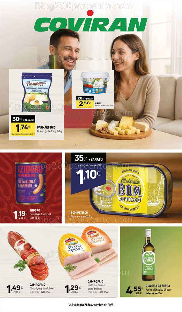 Antevisão Folheto COVIRAN Promoções de 9 a 21 setembro