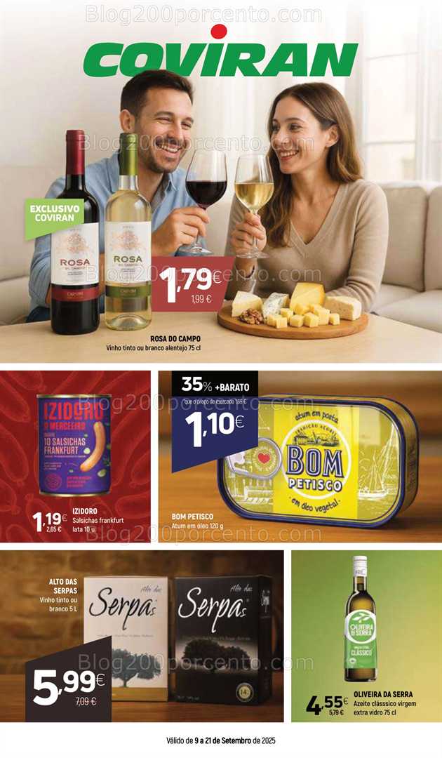 Antevisão Folheto COVIRAN Promoções de 9 a 21 setembro