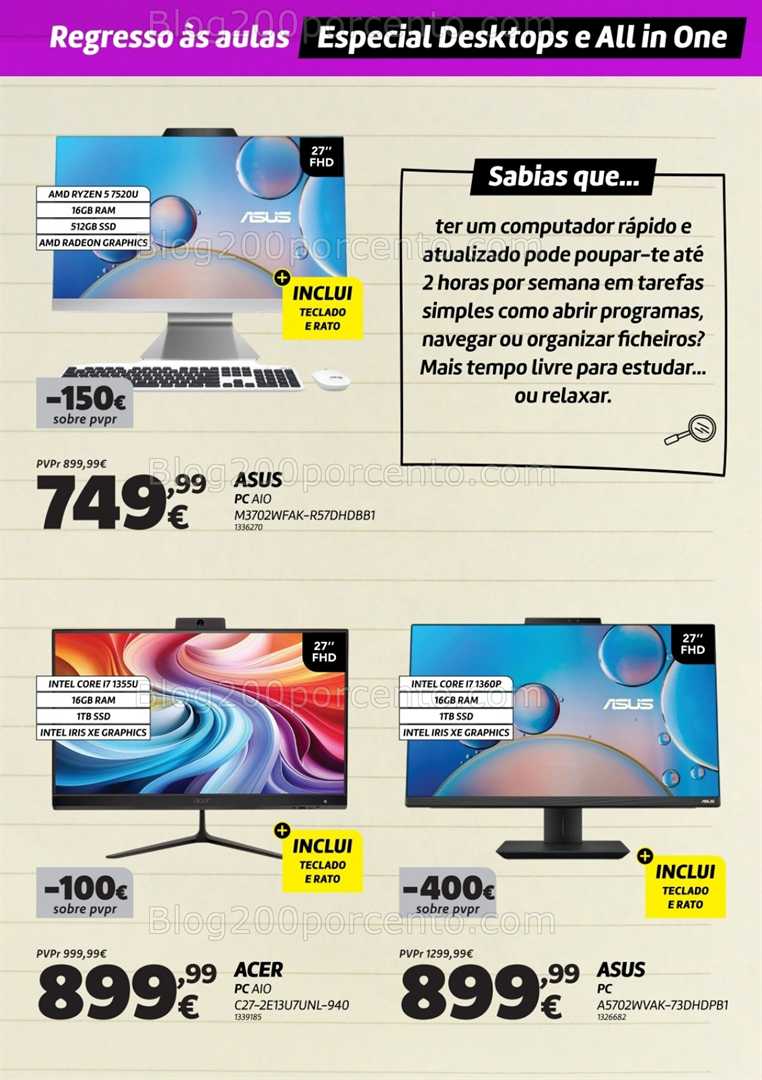 Antevisão Folheto RADIO POPULAR Extra Regresso às Aulas - 1 a 30 setembro