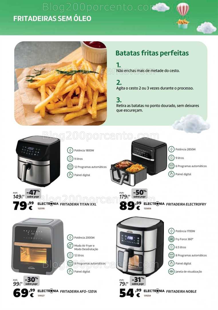 Antevisão Folheto RADIO POPULAR Especial Fritadeiras Promoções até 30 setembro