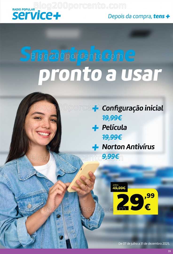 Antevisão Folheto RADIO POPULAR Especial Regresso às Aulas - 2 a 30 setembro