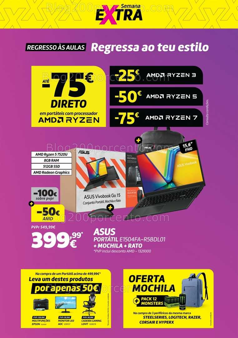 Antevisão Folheto RADIO POPULAR Semana Extra Promoções de 2 a 11 setembro