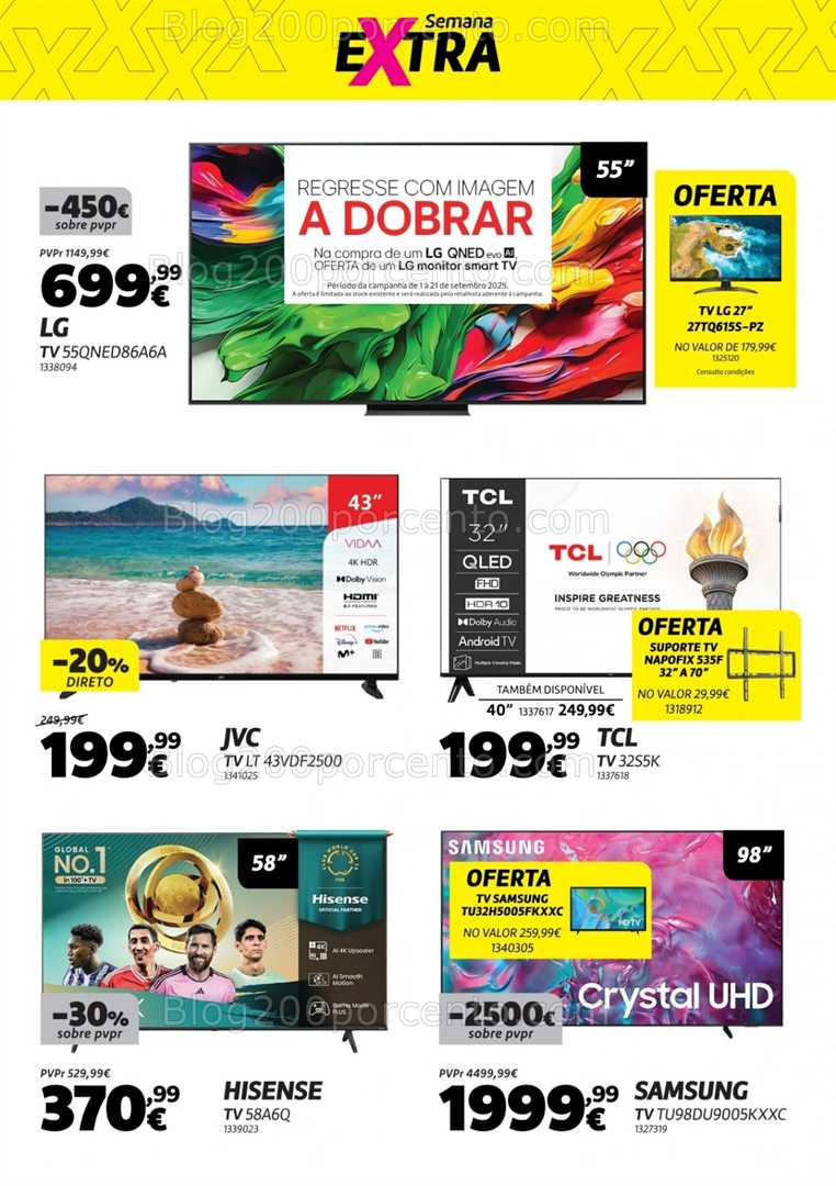 Antevisão Folheto RADIO POPULAR Semana Extra Promoções de 2 a 11 setembro
