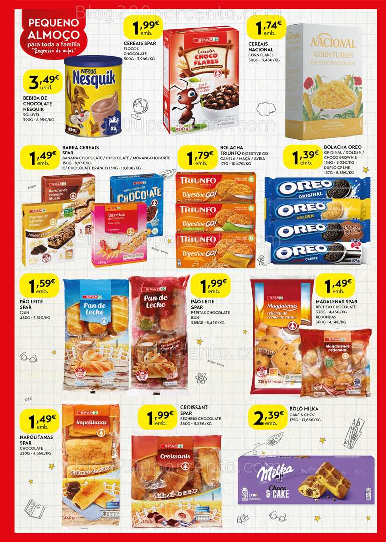 Antevisão Folheto SPAR Promoções de 2 a 14 setembro