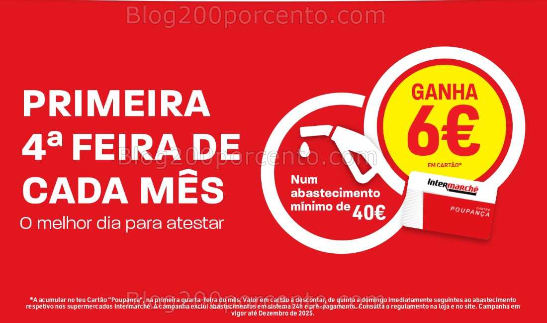 ALERTA - Oferta de 6€ INTERMARCHÉ próxima quarta-feira 1 outubro
