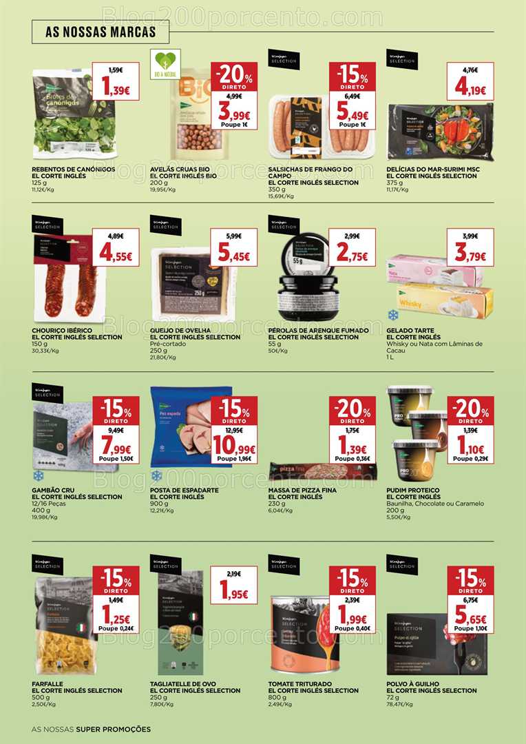 Antevisão Folheto EL CORTE INGLÉS Promoções de 3 a 16 outubro