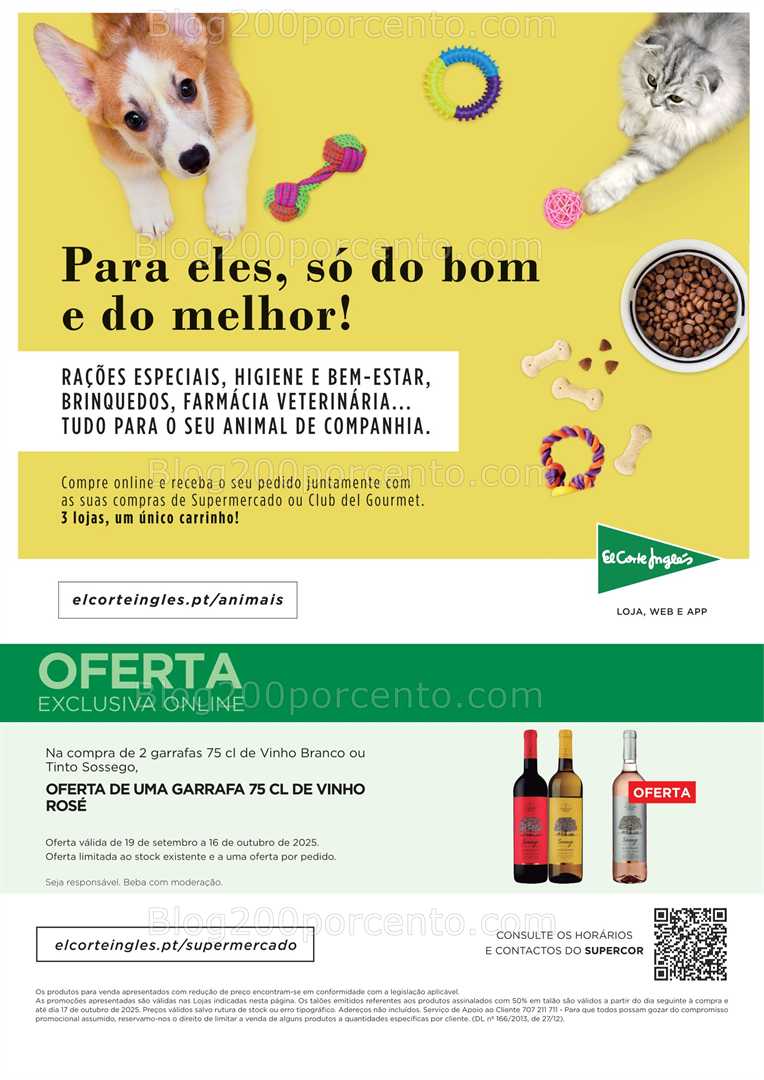 Antevisão Folheto EL CORTE INGLÉS Promoções de 19 setembro a 2 outubro