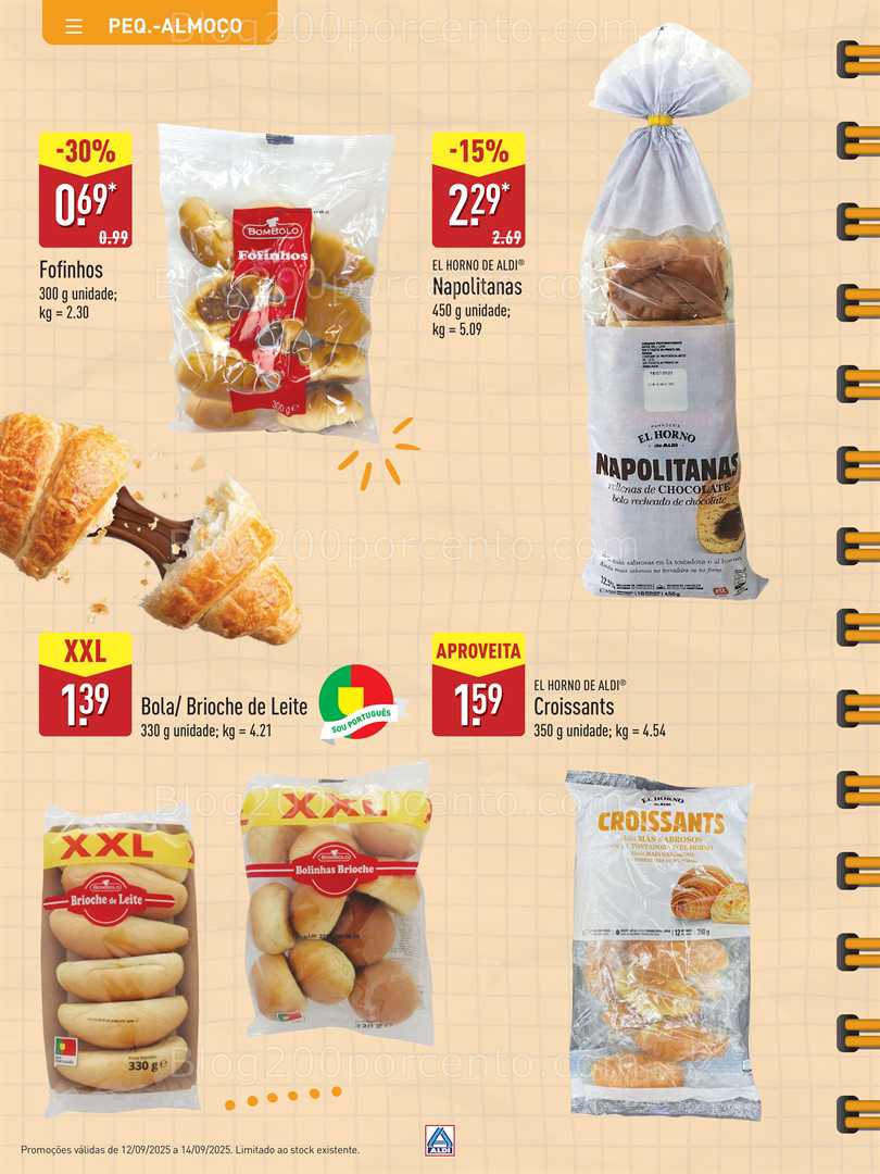 Antevisão Folheto ALDI Regresso às Aulas Promoções a partir de 12 setembro