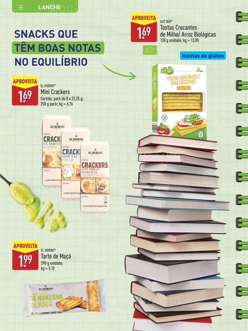 Antevisão Folheto ALDI Regresso às Aulas Promoções a partir de 12 setembro