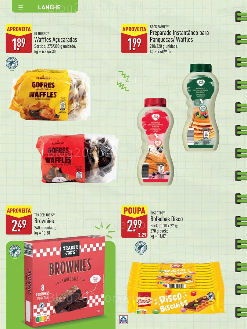 Antevisão Folheto ALDI Regresso às Aulas Promoções a partir de 12 setembro